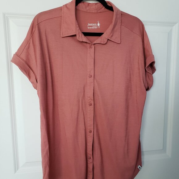 Smartwool Everyday Exploration Short Sleeve Cross Over Back Shirt - Picture 1 of 12